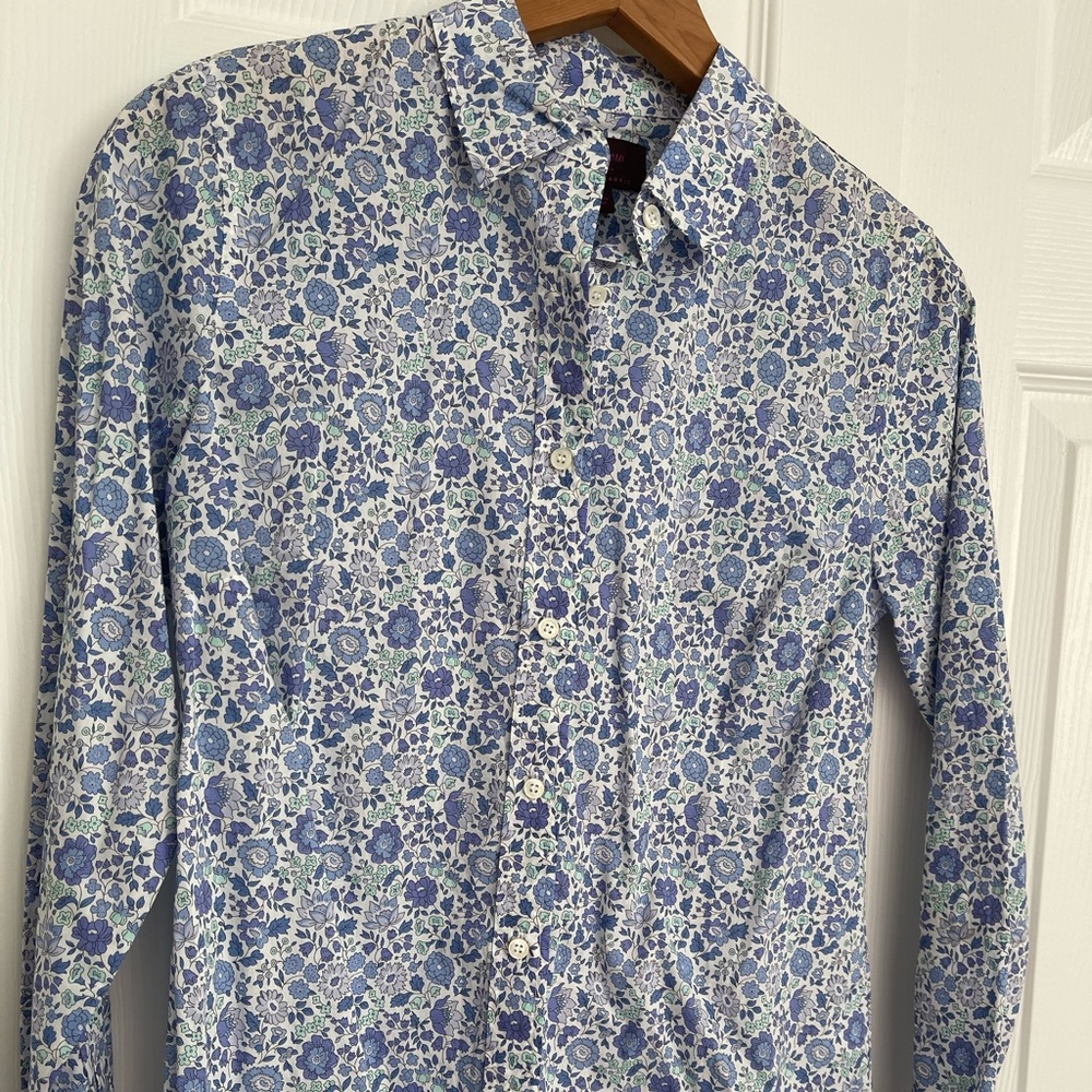 J. Crew Liberty floral shirt